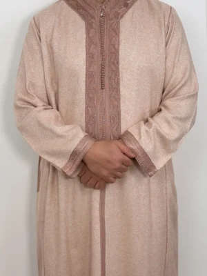 Kaftan Winter color Tweed Long Sleeve Thobe