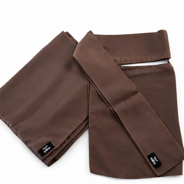 Nose String Niqab set - Dark Taupe