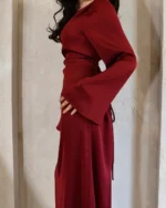 Florentine Bell-Sleeve Gown