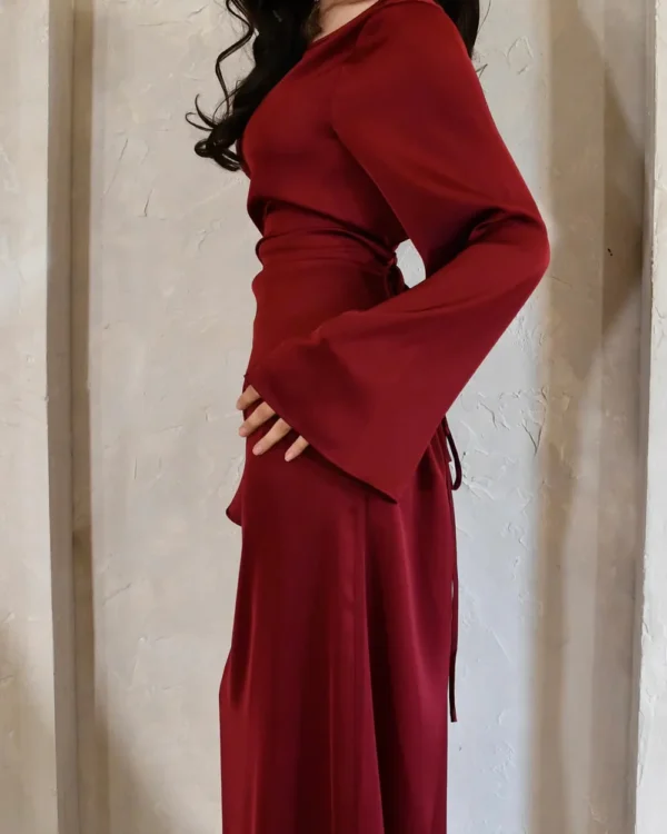 Florentine Bell-Sleeve Gown