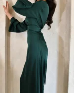 Florentine Bell-Sleeve Gown