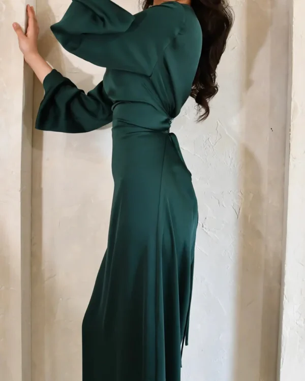 Florentine Bell-Sleeve Gown