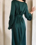 Florentine Bell-Sleeve Gown
