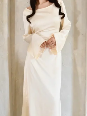 Florentine Bell-Sleeve Gown