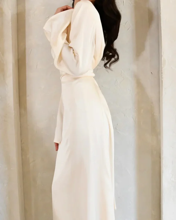 Florentine Bell-Sleeve Gown