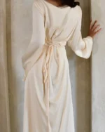 Florentine Bell-Sleeve Gown