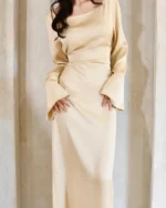 Florentine Bell-Sleeve Gown