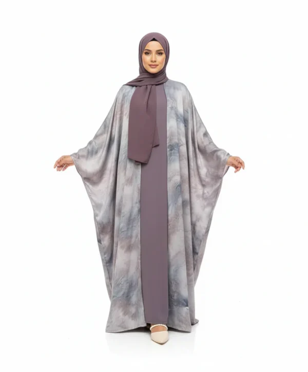 butterfly marble abayas