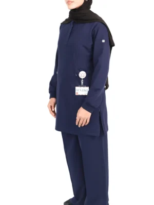 NAVY-modest-medical-scrubs-hijabi-friendly-women-doctor-uae-uk
