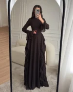 Cascade Ruffle Gown