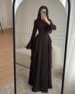 Cascade Ruffle Gown