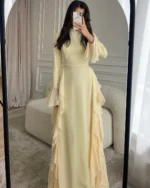 Cascade Ruffle Gown