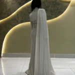 Beige Linen Maxi Skirt