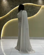 Beige Linen Maxi Skirt