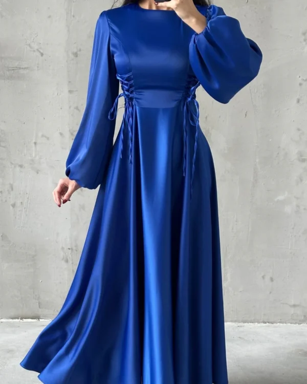 Corset-Laced Lantern Gown