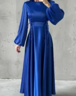 Corset-Laced Lantern Gown