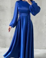 Corset-Laced Lantern Gown