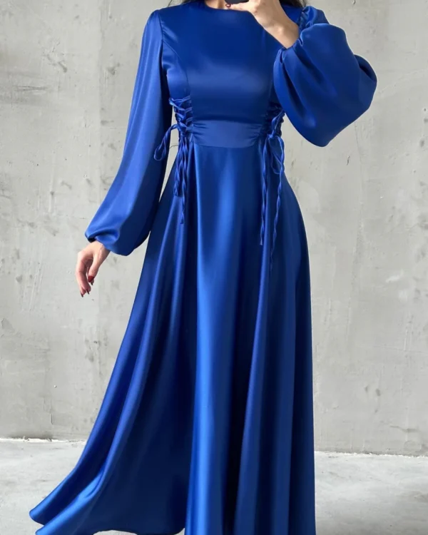 Corset-Laced Lantern Gown