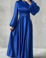 Corset-Laced Lantern Gown