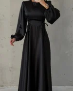 Corset-Laced Lantern Gown