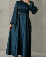 Corset-Laced Lantern Gown