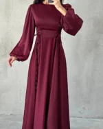 Corset-Laced Lantern Gown
