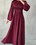 Corset-Laced Lantern Gown