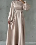 Corset-Laced Lantern Gown