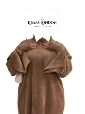 moroccan-dress-women-brown
