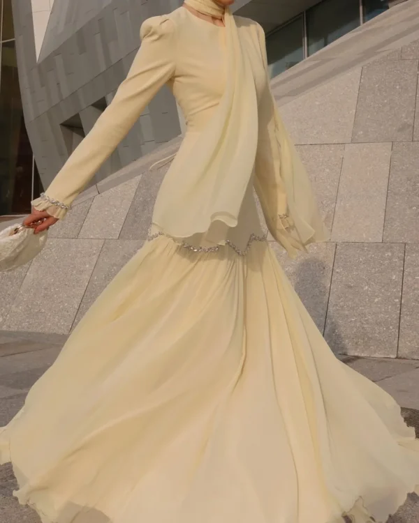 Azurette Fluted Dress