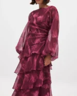 Flounce Maxi Dress