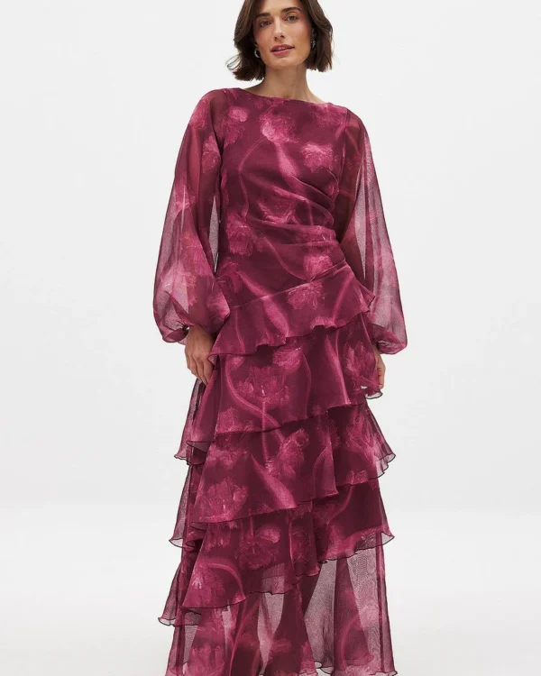Flounce Maxi Dress