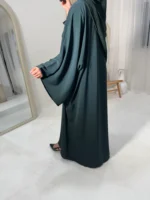 Premium Open Side Khimar with Matching Half Niqab