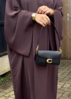 Premium Open Side Khimar with Matching Half Niqab