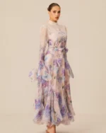 Alessia Floral Print Maxi Dress