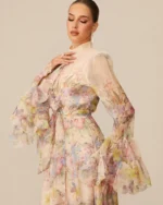 Alessia Floral Print Maxi Dress