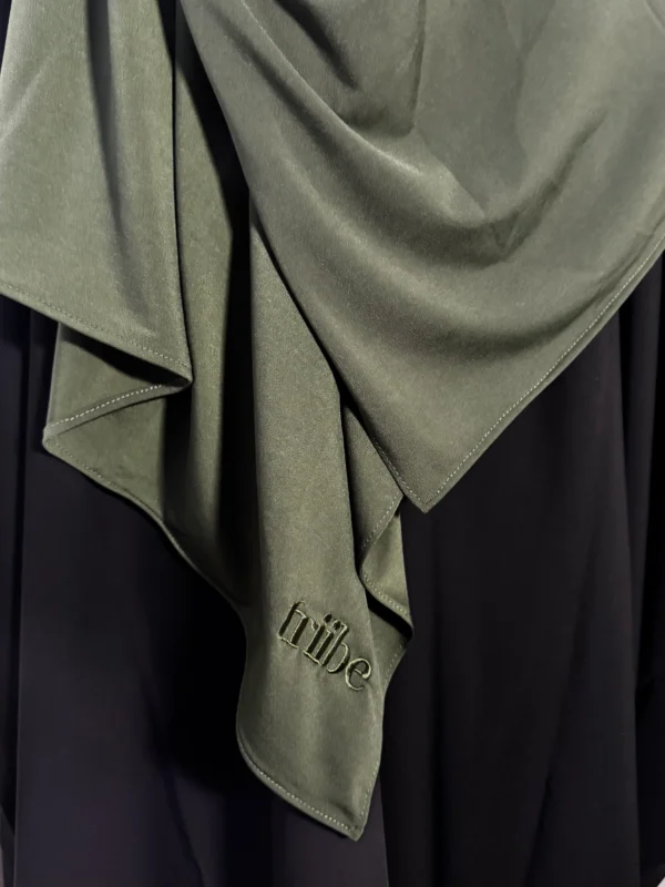 Dark Khaki Premium Jersey Hijab