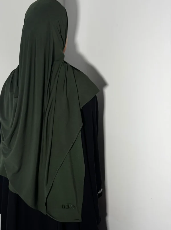 Dark Khaki Premium Jersey Hijab