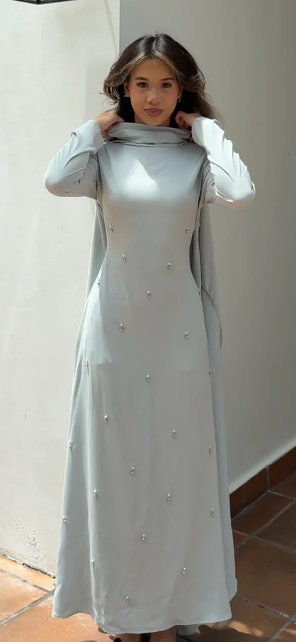 Celeste- Cape Dress