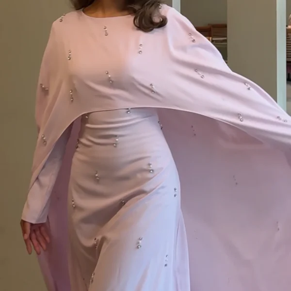Celeste- Cape Dress