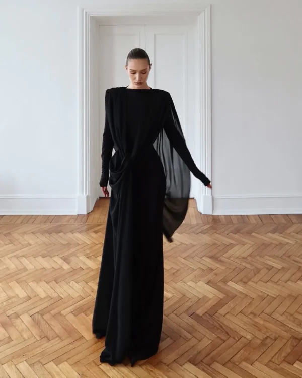 Lavinia Cape Dress