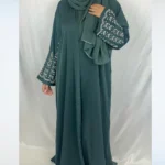 Hajra Abaya - Dusty Green