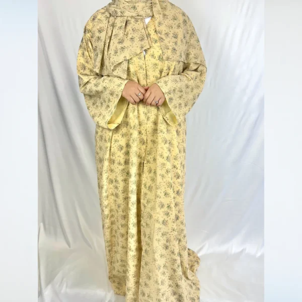 Rawdah Summer Floral Abaya