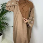 Daisy Linen Abaya
