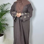 Daisy Linen Abaya