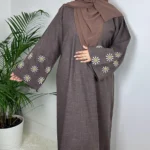 Daisy Linen Abaya