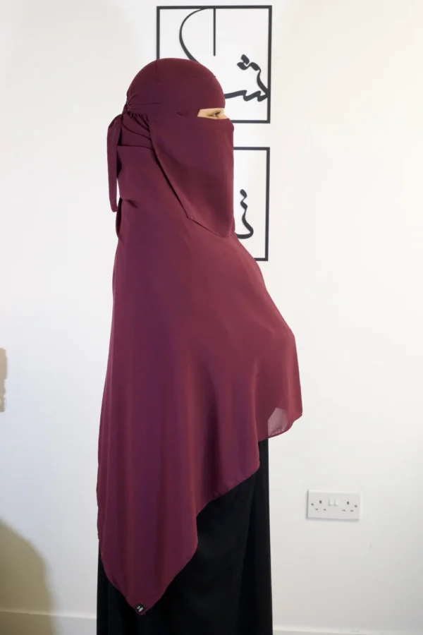 Niqab Set - Plum