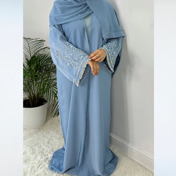 Jasmine Abaya - Sky Blue
