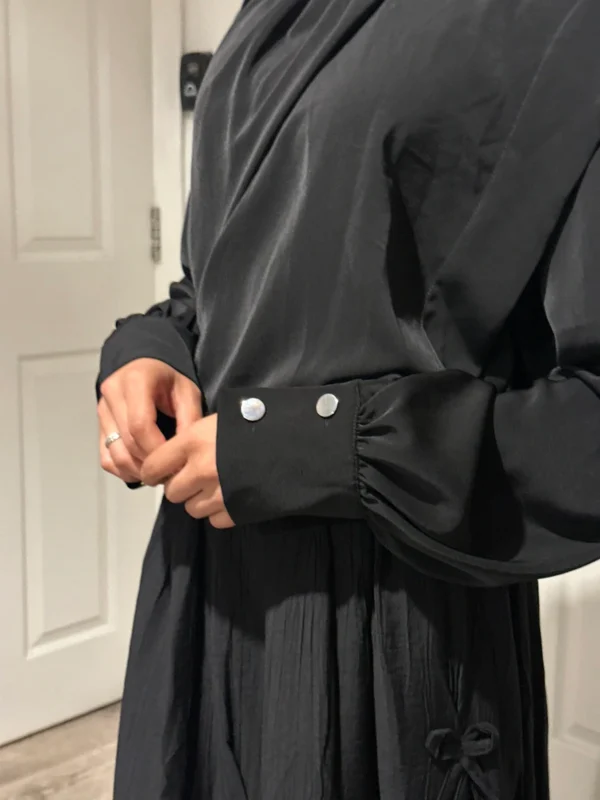 Bow Skirt Set - Black