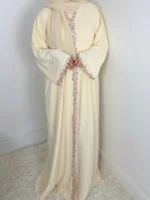 Rawdah Nida Lace Abaya